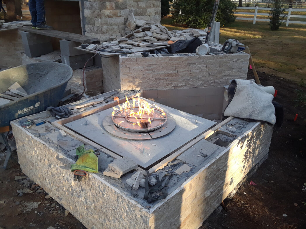 Outdoor Kitchen Installation in Houston, TX Gas Product Services